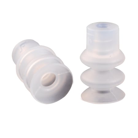 Fipa Bellows vacuum cup diam. 14 mm, Silicone transparent 21.014.150.2